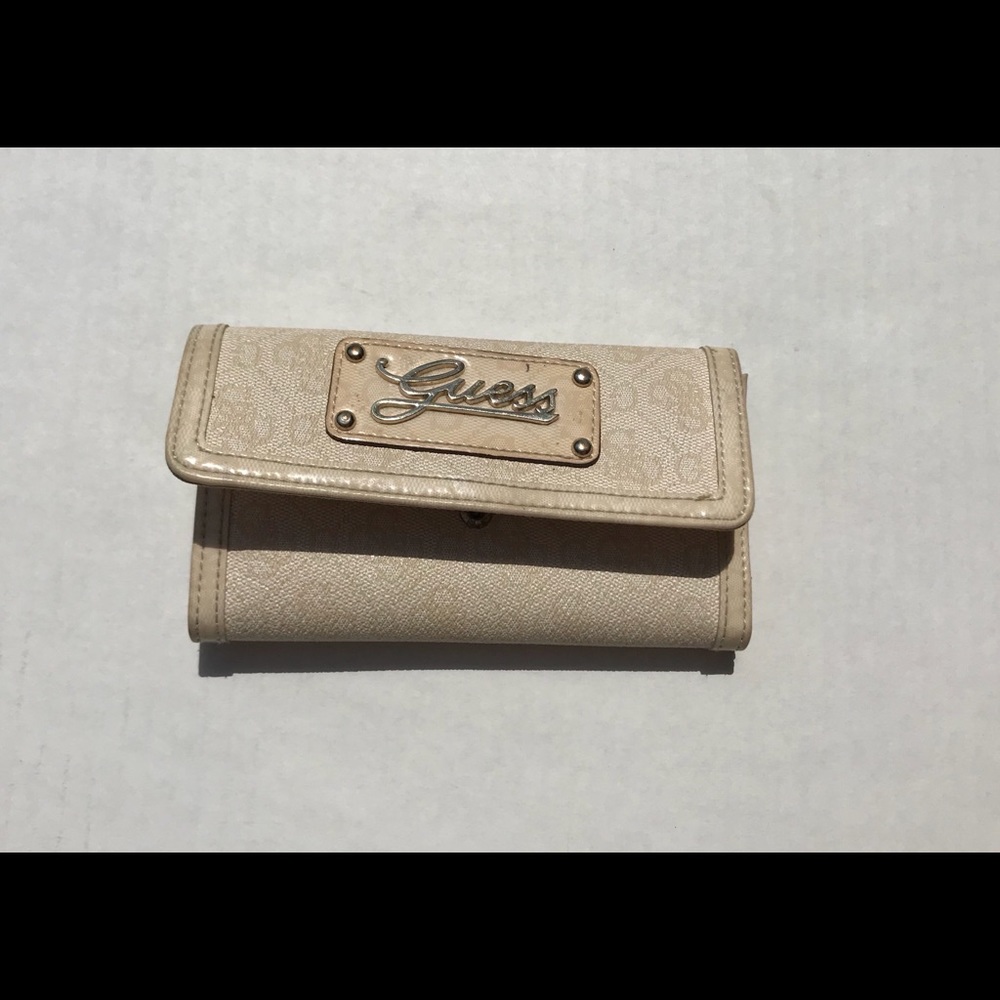 Guess Tan Logo Wallet